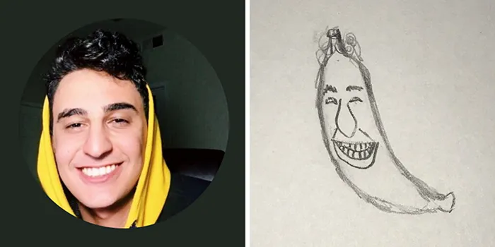 This Artist Roasts Profile Pics With Hilarious And Unflattering Cartoons (30 Pics)