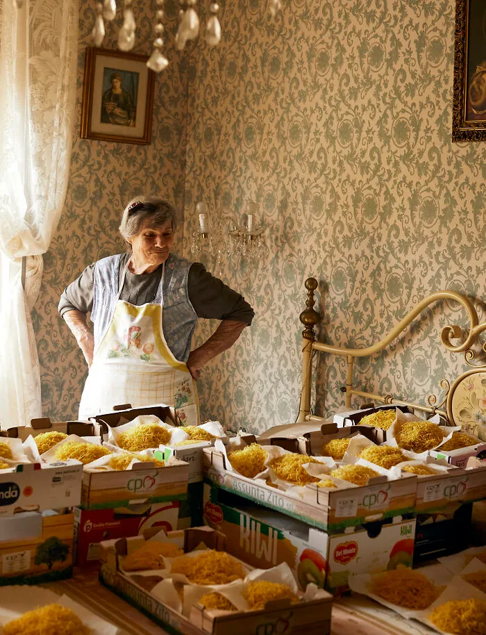 Claire Aho Award For Women Photographers: Delfina, A Pasta Granny By Lizzie Mayson, United Kingdom