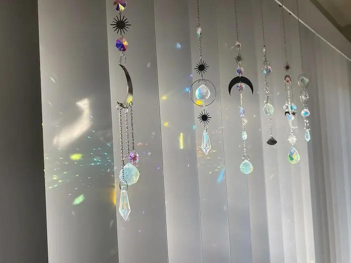 Apparently, Everyone's Trying To Turn Their Home Into A Daily Rainbow Festival Because This <a Style="Display:inline;" Href="Https://Www.amazon.com/Colorful-Crystals-Suncatcher-Christmas-Decoration/Dp/B09d36p18v?ie=utf8&th=1&linkcode=ll1&tag=bpseahorse-20&linkid=2313213d7532b8c2172ff2f6c47bc592&language=en_us&ref_=as_li_ss_tl" Target="_blank"><span Style="Font: Inherit; Color: #d74b1f;"> Colorful Crystals Suncatcher </Span> Is On Basically Every Wishlist