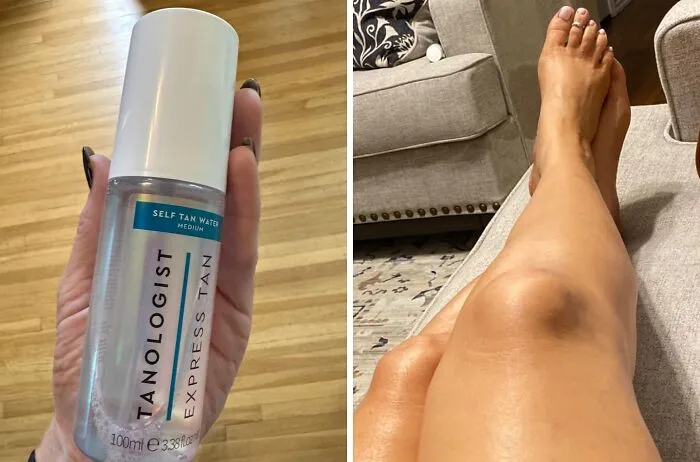 Achieve That "Just Got Back From Somewhere Expensive" Glow Without The UV Damage Thanks To This Easy <a Style="Display:inline;" Href="Https://Www.amazon.com/Tanologist-Water-Sunless-Tanning-Treatments/Dp/B07w5r8nwv?ie=utf8&th=1&linkcode=ll1&tag=bpscorpion-20&linkid=d1c56a070d69cb75f3a20bfc5141118a&language=en_us&ref_=as_li_ss_tl" Target="_blank"><span Style="Font: Inherit; Color: #d74b1f;"> Express Tan Self-Tan Water </Span>