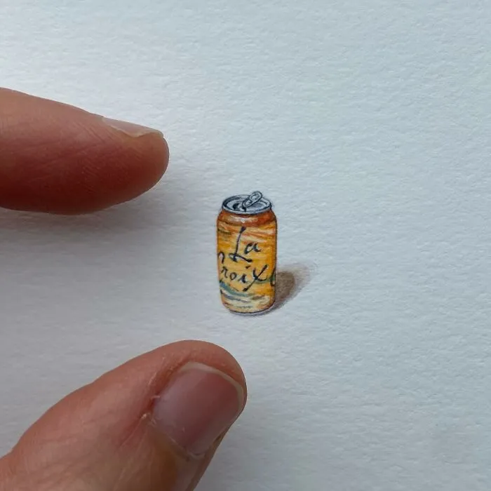Adorably Tiny Artworks The Size Of A Coin, Drawn By Brooke Rothshank (35 Pics)