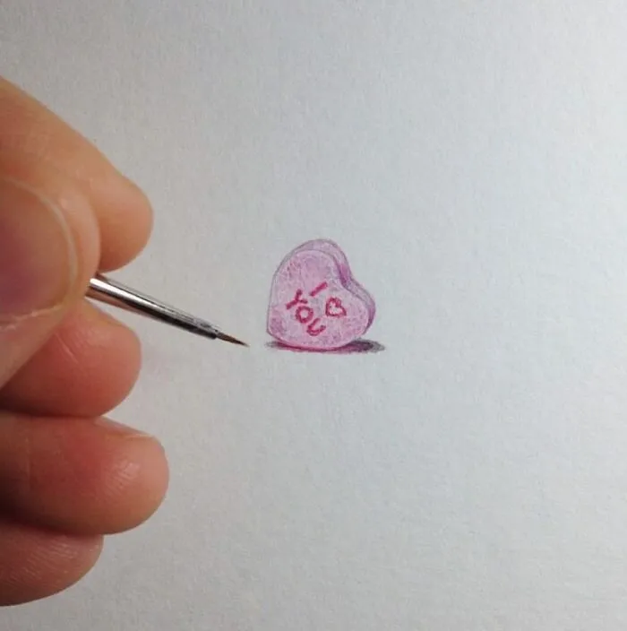 Adorably Tiny Artworks The Size Of A Coin, Drawn By Brooke Rothshank (35 Pics)
