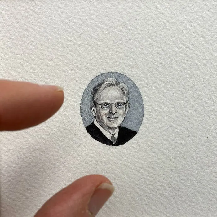 Adorably Tiny Artworks The Size Of A Coin, Drawn By Brooke Rothshank (35 Pics)