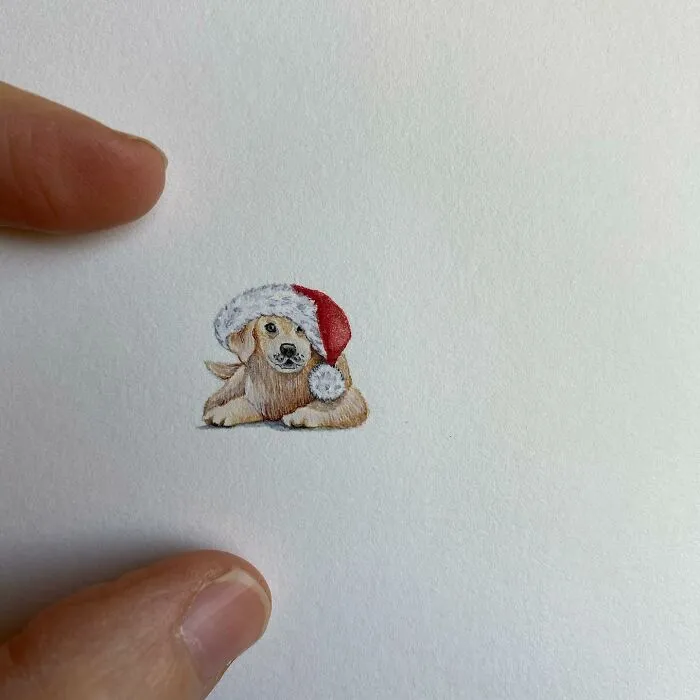 Adorably Tiny Artworks The Size Of A Coin, Drawn By Brooke Rothshank (35 Pics)
