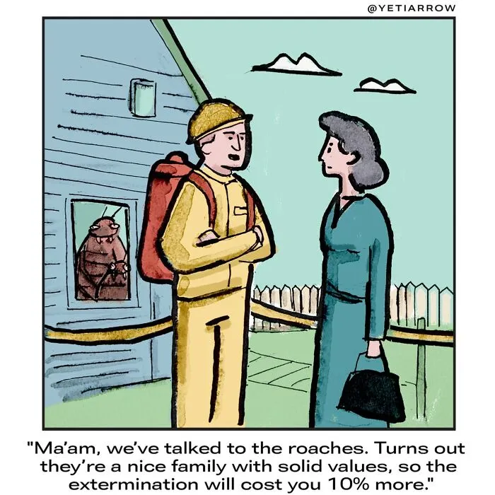 30 One-Panel Comics By YetiArrow That Offer Relatable Explanations For Life’s Weirdness