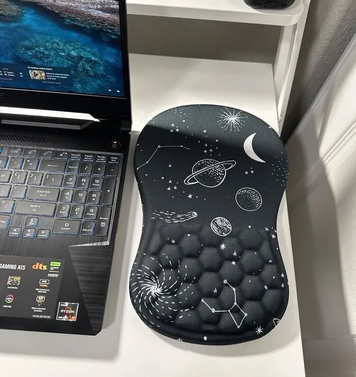Your Wrist Will Thank You For The Plushy Support It Gets From This Ergonomic <a Style="Display:inline;" Href="Https://Www.amazon.com/Hokafenle-Ergonomic-Mousepad-Non-Slip-Wireless/Dp/B0bv1zflt7?ie=utf8&th=1&linkcode=ll1&tag=bpbuffalo-20&linkid=9e70f027d8a9ee14a87296c85e788193&language=en_us&ref_=as_li_ss_tl" Target="_blank"><span Style="Font: Inherit; Color: #d74b1f;"> Mousepad With Wrist Support </Span> After Hours Of Scrolling Through Emails