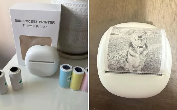 Print Out Tiny Memes, Important Notes, Or Just Satisfyingly Small Lists On The Go With This Adorable <a Style="Display:inline;" Href="Https://Www.amazon.com/Supplies-Projects-Bluetooth-Connection-Portable/Dp/B0dwzvymfq?ie=utf8&th=1&linkcode=ll1&tag=bpbuffalo-20&linkid=f74a2821dd7d25790612a061631e21e8&language=en_us&ref_=as_li_ss_tl" Target="_blank"><span Style="Font: Inherit; Color: #d74b1f;"> Mini Thermal Printer </Span>