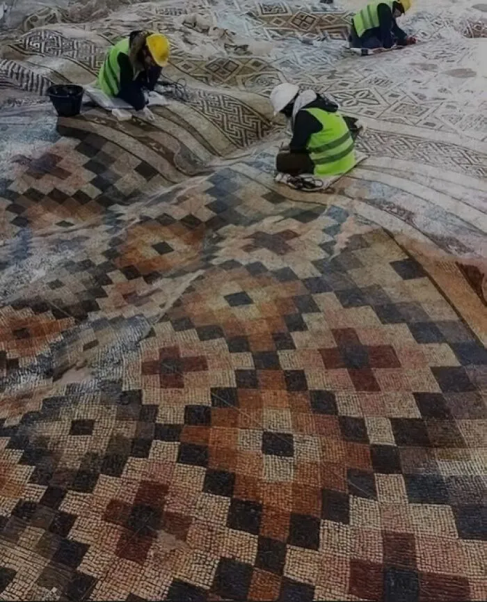 A Few Years Ago, The World’s Largest Intact Ancient Mosaic Opened To The Public In Antakya, Turkey. The Sixth-Century Stone Mosaic, Spanning Some 1,200 Square Meters And Made Up Of Geometric Shapes And Non-Repeating Figures, Was Probably Used As A Public Space In Its Time, Archaeologists Believe