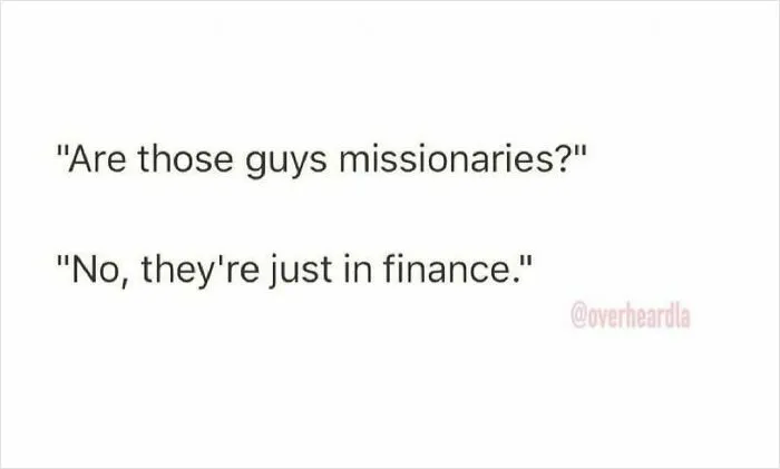 Funny conversation overheard in the streets of LA about finance and mistaken identities among people talking.