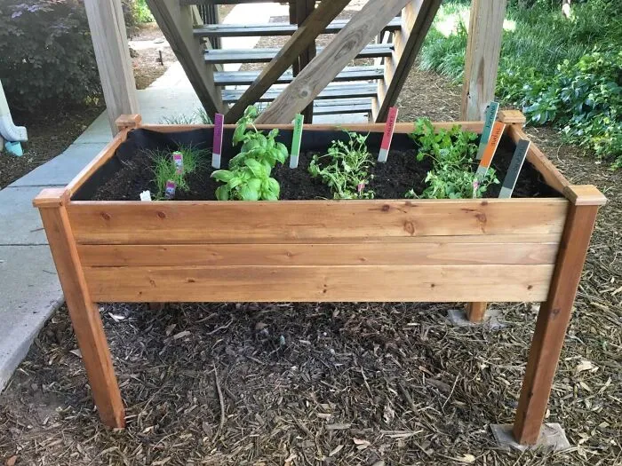 Your Back Will Probably Send You A Handwritten Thank-You Note Once You Start Using This <a Style="Display:inline;" Href="Https://Www.amazon.com/Best-Choice-Products-Vegetable-Vegetables/Dp/B01cq7a0dq?ie=utf8&th=1&linkcode=ll1&tag=bppony-20&linkid=6549f6ada05eefb4bfc1cd5dc6b613d1&language=en_us&ref_=as_li_ss_tl" Target="_blank"><span Style="Font: Inherit; Color: #d74b1f;"> Raised Wooden Planter </Span>, Which Also Happens To Make Your Herbs And Flowers Look Like They're Living Their Best, Most Elevated Lives