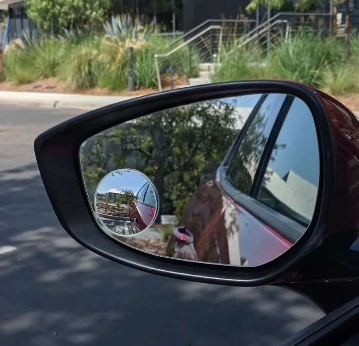 Adulting Involves Checking Your Blind Spots, But Since That's Often A Lie We Tell Ourselves, The <a Style="Display:inline;" Href="Https://Www.amazon.com/Ampper-Blind-Mirror-Frameless-Convex/Dp/B01cv4ancc?ie=utf8&th=1&linkcode=ll1&tag=bpdonkey-20&linkid=63fbde38965b422278592c5736f2faea&language=en_us&ref_=as_li_ss_tl" Target="_blank"><span Style="Font: Inherit; Color: #d74b1f;"> Convex Blind Spot Mirror </Span> Does The Heavy Lifting