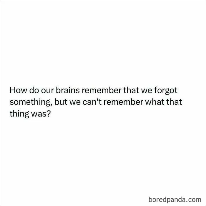 I’m Forgetting Something