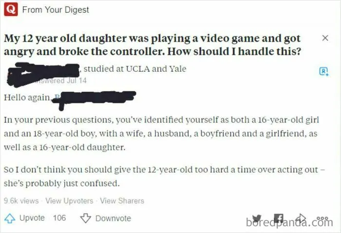 Can’t Blame The Daughter