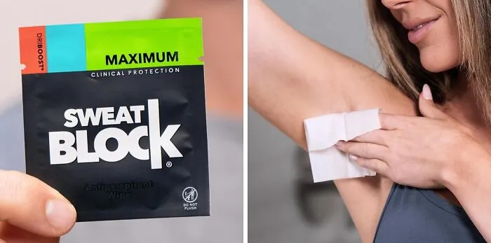 For Those High-Stakes Adulting Moments When Your Nerves Try To Broadcast Themselves Via Your Armpits, These <a Style="Display:inline;" Href="Https://Www.amazon.com/Dp/B002pq8bqm?ascsubtag=7685256%2c19%2c43%2cd%2c0%2c0%2c0%2c1396%3a1%3b900%3a2%3b974%3a1%3b1338%3a1%2c47064195%2c0%2c0%2cgoogle&btn_ref=srctok-B881027aeace06eb&th=1&linkcode=ll1&tag=bpdonkey-20&linkid=f11cdac2b4b84c7c7324bb74ca59dec6&language=en_us&ref_=as_li_ss_tl" Target="_blank"><span Style="Font: Inherit; Color: #d74b1f;"> Sweatblock Clinical Antiperspirant Wipes </Span> Are Basically Your Underarm's Chill Pill