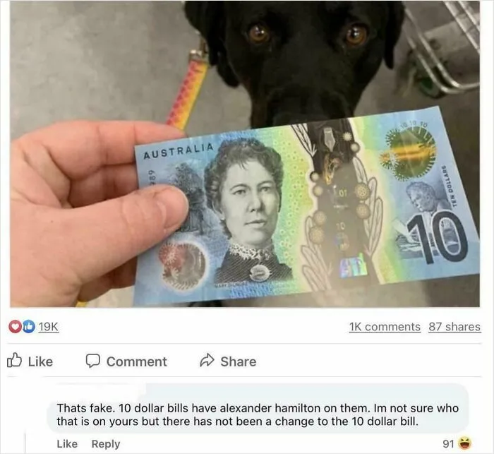 Oh My God, It Literally Says “Australia” On The Currency