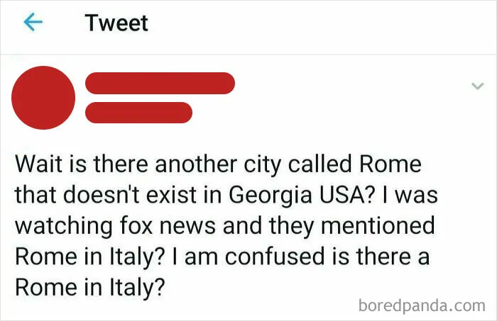 I Am Confused Is There A Rome In Italy?