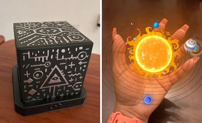 Okay, This Find Is So Next-Level, We Almost Put It In A Vault Next To The Krabby Patty Secret Formula, But Your Reality (And Learning) Is About To Get A Wild, Interactive Upgrade With This <a Style="Display:inline;" Href="Https://Www.amazon.com/Merge-Cube-Educational-Augmented-Reality/Dp/B0741fnh18?ie=utf8&th=1&linkcode=ll1&tag=bpcobra-20&linkid=fec67d9b8fa4606dba3e0d8614ac3da4&language=en_us&ref_=as_li_ss_tl" Target="_blank"><span Style="Font: Inherit; Color: #d74b1f;"> Merge Cube </Span>, Which Uses Augmented Reality To Make Education Feel Less Like Homework And More Like You've Stepped Into A Cool Video Game