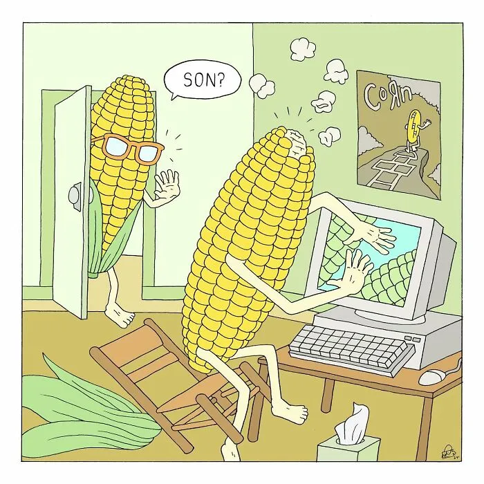 This Artist Makes Hilarious Comics Where Talking Bugs And Existential Dread Collide (35 Pics)