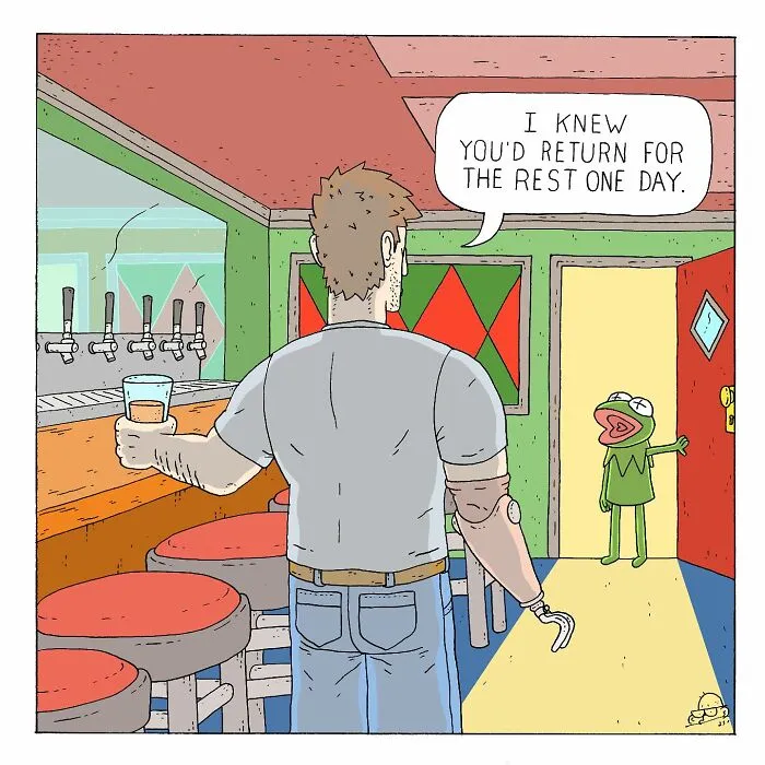 This Artist Makes Hilarious Comics Where Talking Bugs And Existential Dread Collide (35 Pics)