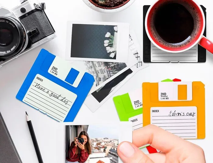 That Critical Monday Morning Coffee Is Basically Hitting The 'Save' Button On Your Sanity, So It Absolutely Deserves To Rest Upon These <a Style="Display:inline;" Href="Https://Www.amazon.com/Dp/B01n4gosdf?ascsubtag=7590438%2c2%2c37%2cd%2c0%2c0%2c0%2c1396%3a1%3b900%3a2%3b974%3a1%3b1338%3a1%2c41991622%2c0%2c0%2cgoogle&btn_ref=srctok-92efc541c6dd6788&th=1&linkcode=ll1&tag=bpsheep-20&linkid=9430e40771496b0ae4e07f674c83f68b&language=en_us&ref_=as_li_ss_tl" Target="_blank"><span Style="Font: Inherit; Color: #d74b1f;"> Floppy Disk Coasters </Span>, The Og Protectors Of Precious Things (Like Your Desk Surface From Those Dreaded Rings)