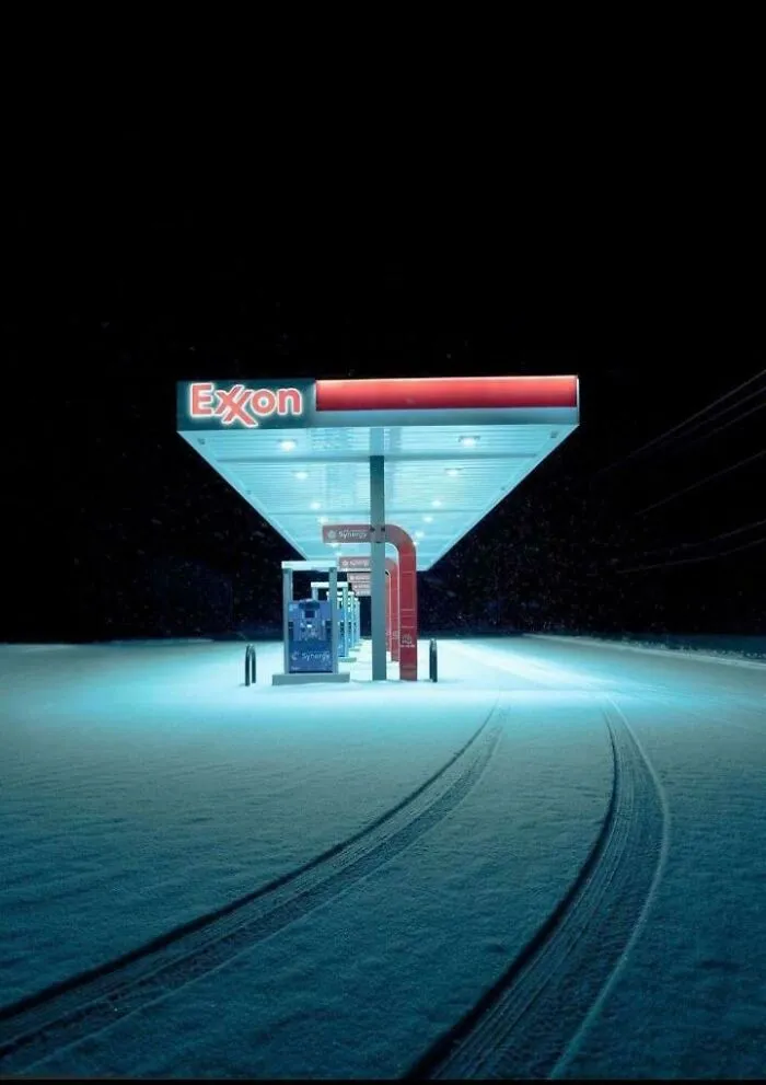 Lonely Gas Station