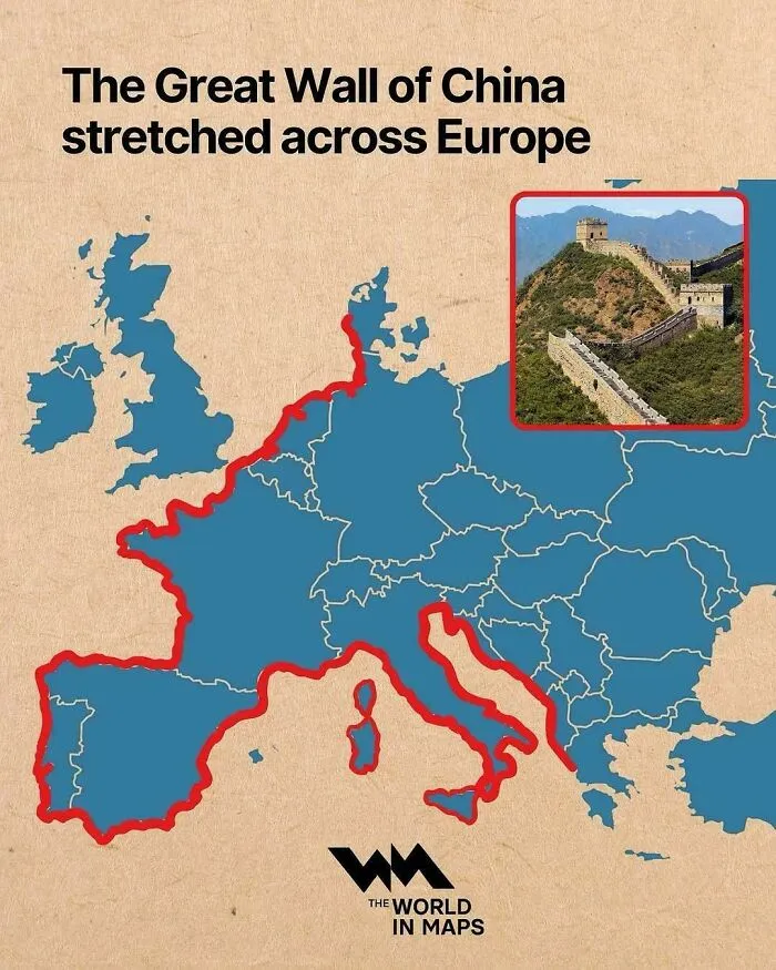 The Great Wall Of China vs. Europe
