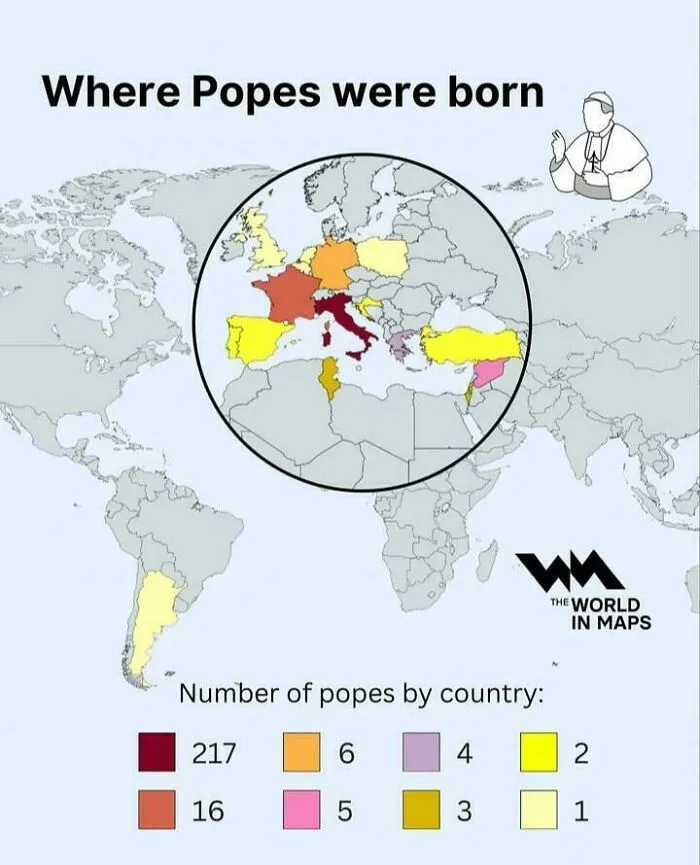 Where Popes Were Born