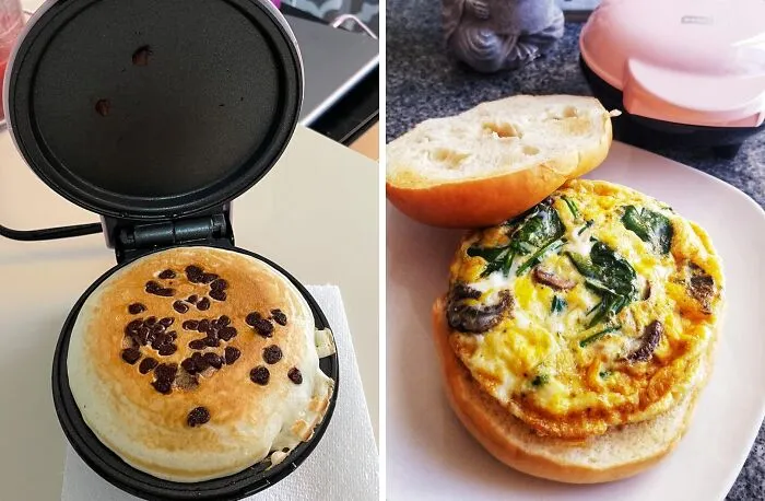 Pancakes, Eggs, Bacon, All Your Breakfast Dreams Can Come True Simultaneously On This Handy <a Style="Display:inline;" Href="Https://Www.amazon.com/Dash-Dms001pk-Individual-Breakfast-Indicator/Dp/B06w53zj8j?ie=utf8&th=1&linkcode=ll1&tag=bpgoldfish-20&linkid=8bdccd3b57b56af305bd24803005faed&language=en_us&ref_=as_li_ss_tl" Target="_blank"><span Style="Font: Inherit; Color: #d74b1f;"> Electric Round Griddle </Span>