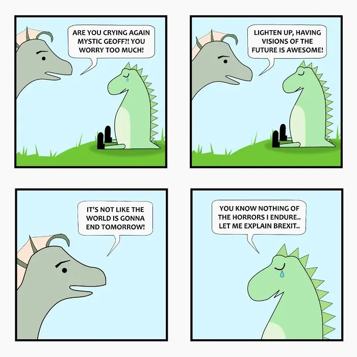 These 25 Comics By Captain Sticky Blend Weird Creatures And Social Fails Perfectly