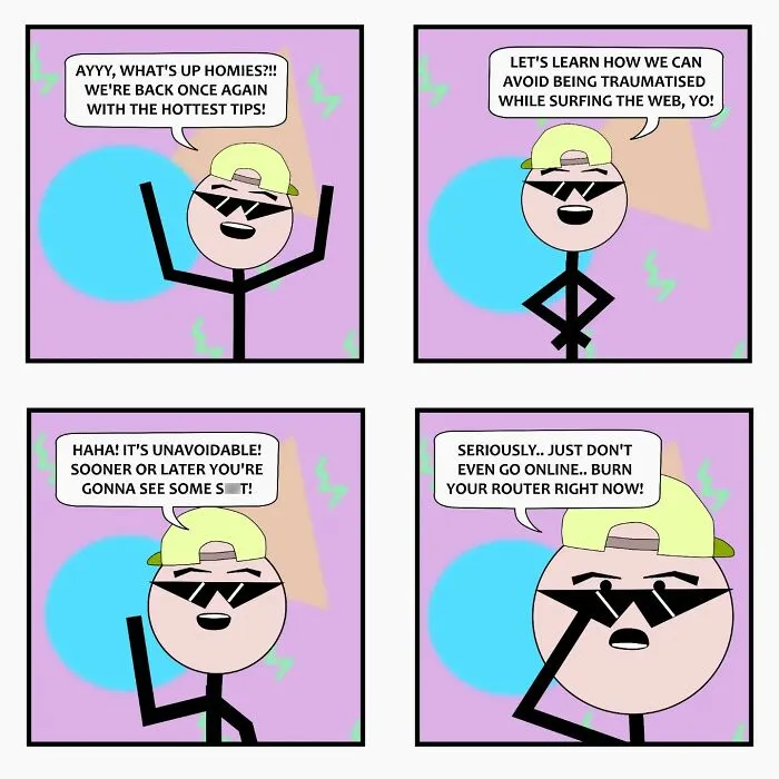 These 25 Comics By Captain Sticky Blend Weird Creatures And Social Fails Perfectly