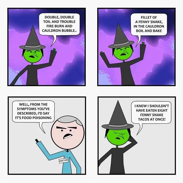 These 25 Comics By Captain Sticky Blend Weird Creatures And Social Fails Perfectly