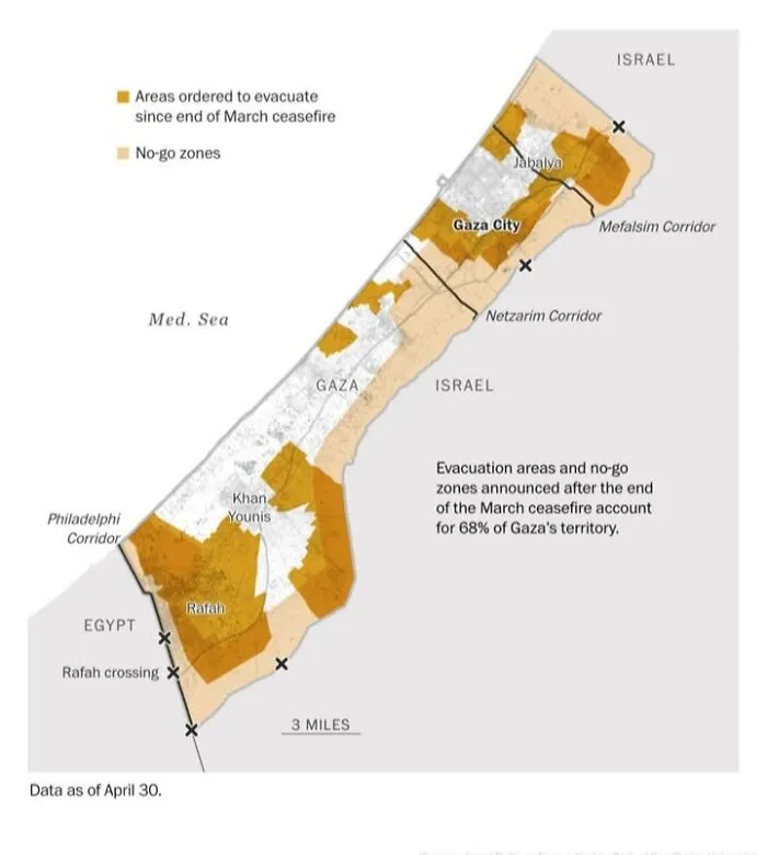 68% Of Gaza Declared To Be Off-Limits To Gazans As Israel Expands Its Domination Of The Territory