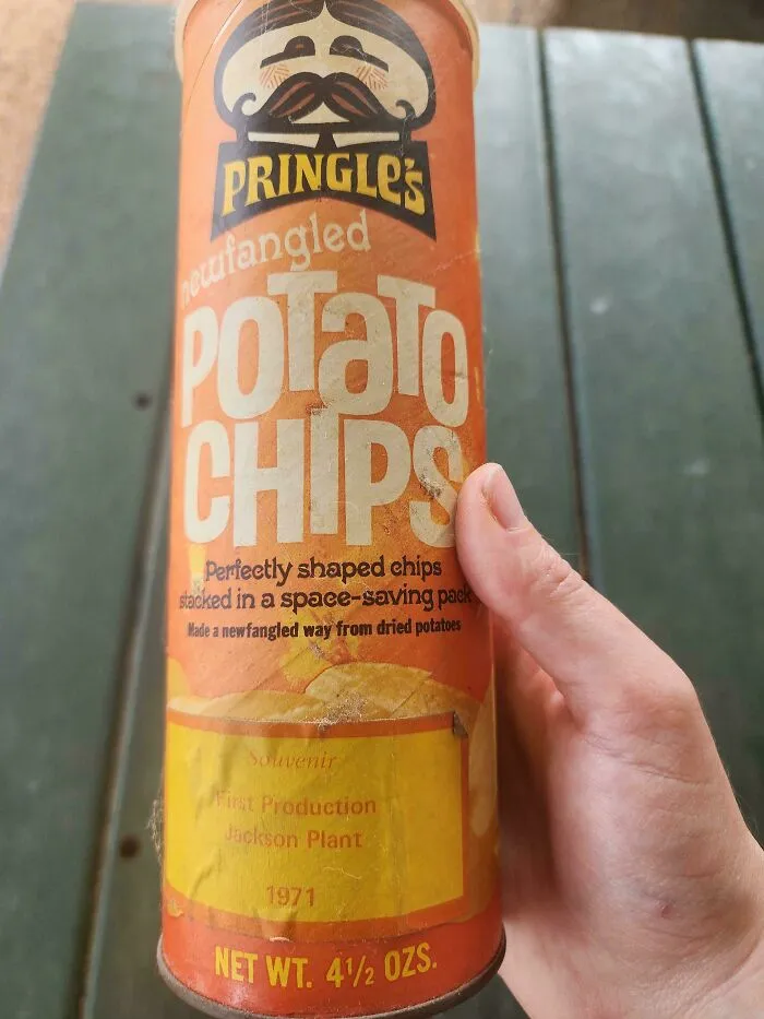 My Grandfather Worked In A Pringles Factory. Yes There Are Chips In There
