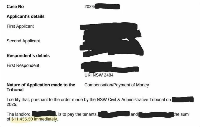 Landlord Turned Off Electricity In Middle Of Winter Last Year. My Daughter Was 3 Months Old And Wife Was Sick. Tribunal Hit Her With An $11k Bill