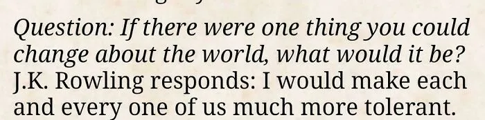 From An Interview In 2000