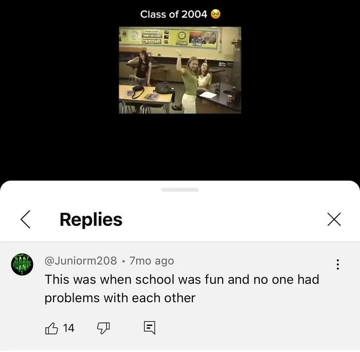 So No One Had Problems With Each Other In School In 2004