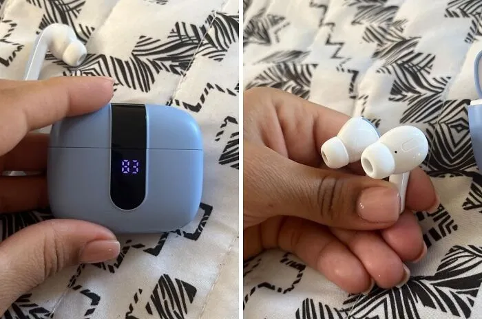 We're No Longer Playing Battery Roulette With Our Playlists Thanks To <a Style="Display:inline;" Href="Https://Www.amazon.com/Wireless-Earbuds-Tagry-Bluetooth-Earphones/Dp/B09ld1t57h?ie=utf8&th=1&linkcode=ll1&tag=bpstarfish-20&linkid=2023269f52012532a3e86f52cf372d54&language=en_us&ref_=as_li_ss_tl" Target="_blank"><span Style="Font: Inherit; Color: #d74b1f;"> Wireless Earbuds With Digital Power Display </Span> That Clearly Show The Score