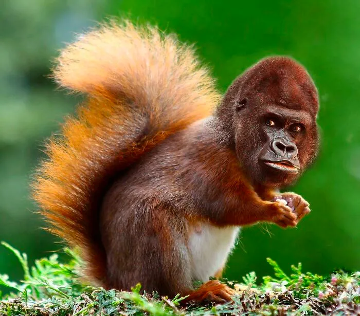 I'm Bored But I Know Photoshop, So I Made Squirilla