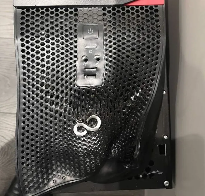 End User Had A Heater Next To The PC Which Was Randomly Shutting Off And She Thought She Had Smelled Burning A Couple Of Times. It Is Literally Screaming
