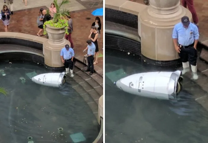 Our D.c. Office Building Got A Security Robot. It Drowned Itself. We Were Promised Flying Cars, Instead We Got Destructive Robots
