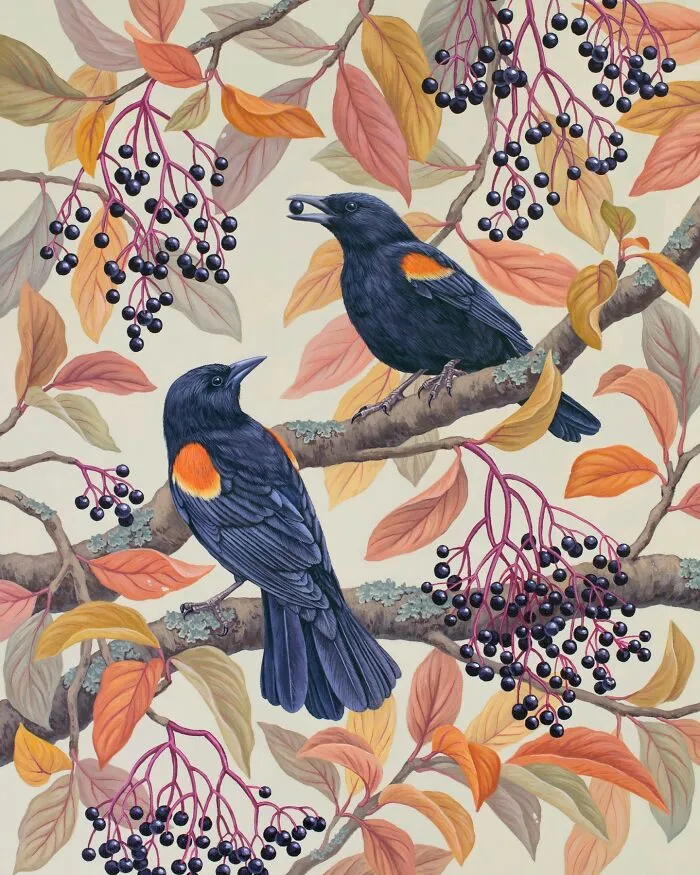 This Artist Creates Beautiful Paintings That Are A Mix Of Nature And Fantasy (45 Pics)