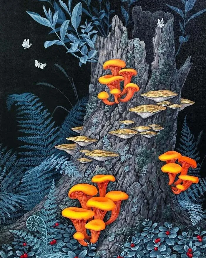 This Artist Creates Beautiful Paintings That Are A Mix Of Nature And Fantasy (45 Pics)