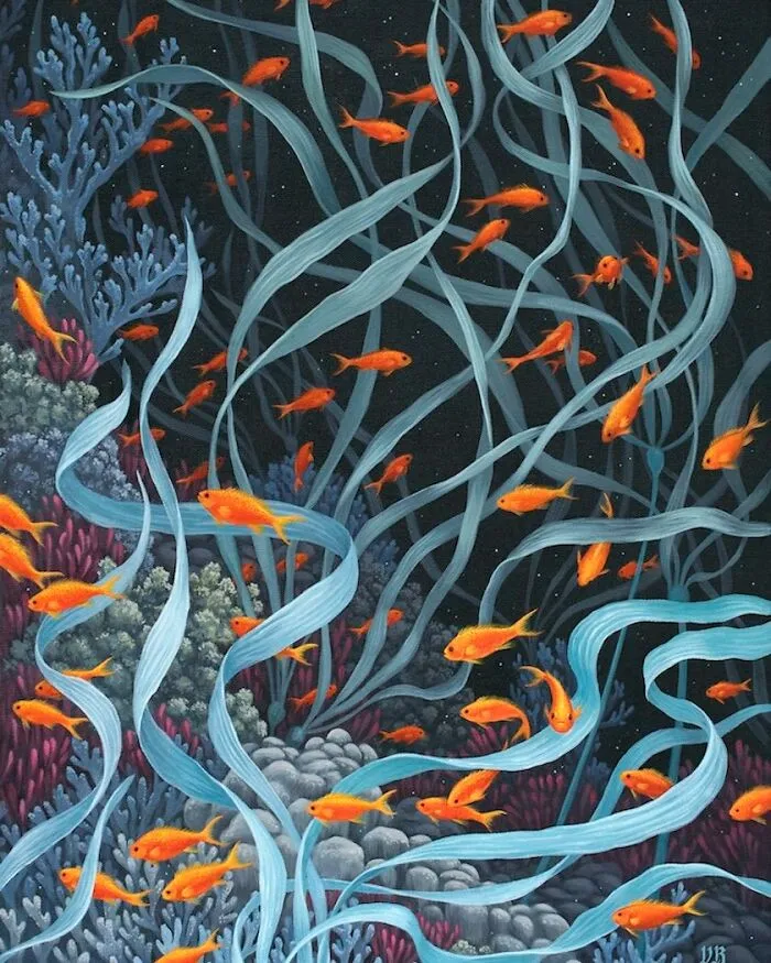 This Artist Creates Beautiful Paintings That Are A Mix Of Nature And Fantasy (45 Pics)