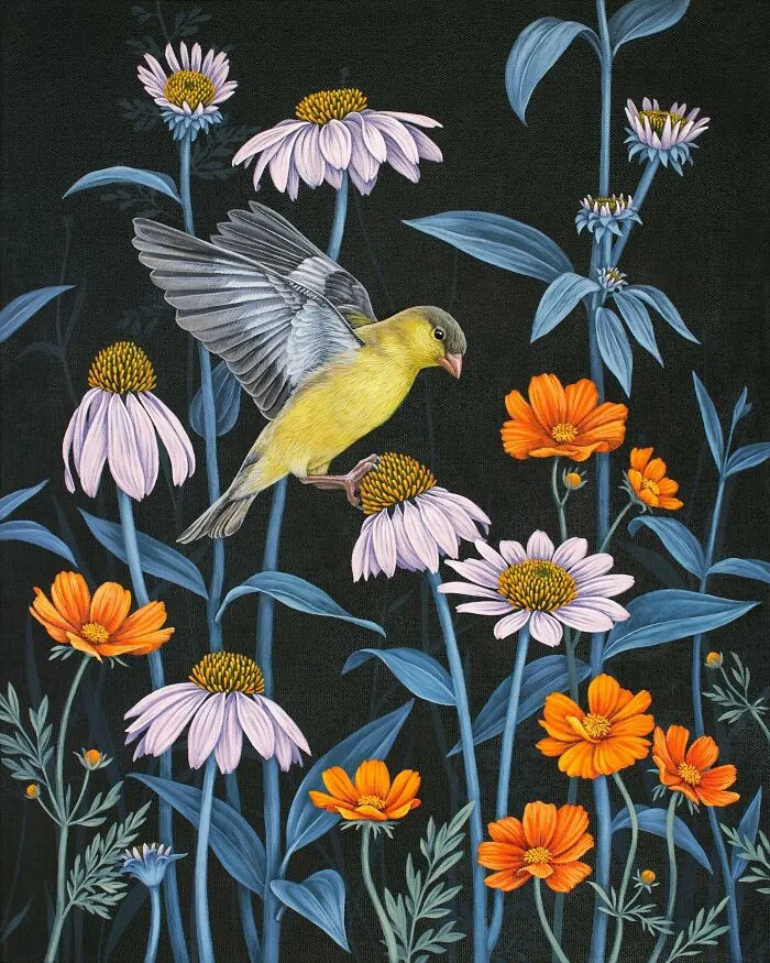 This Artist Creates Beautiful Paintings That Are A Mix Of Nature And Fantasy (45 Pics)