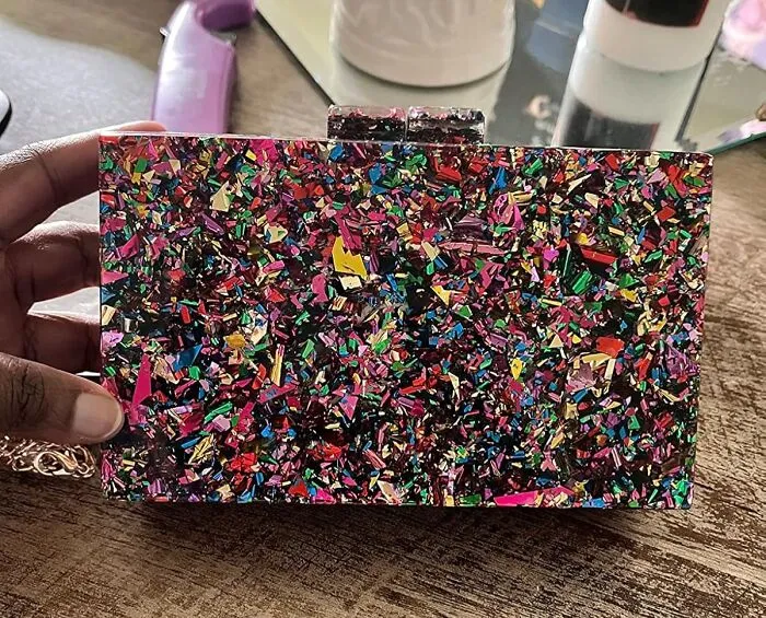 My Inner Child Who Loved All Things See-Through And Vibrant Is Absolutely Living For This <a Style="Display:inline;" Href="Https://Www.amazon.com/Handbags-Multicolor-Geometric-Crossbody-Multi-Colored/Dp/B09fdy8l4j?ie=utf8&th=1&linkcode=ll1&tag=bpgiraffe-20&linkid=eeb65dd7c50c96c6a9ef707334afb80d&language=en_us&ref_=as_li_ss_tl" Target="_blank"><span Style="Font: Inherit; Color: #d74b1f;"> Colorful Acrylic Purse </Span>