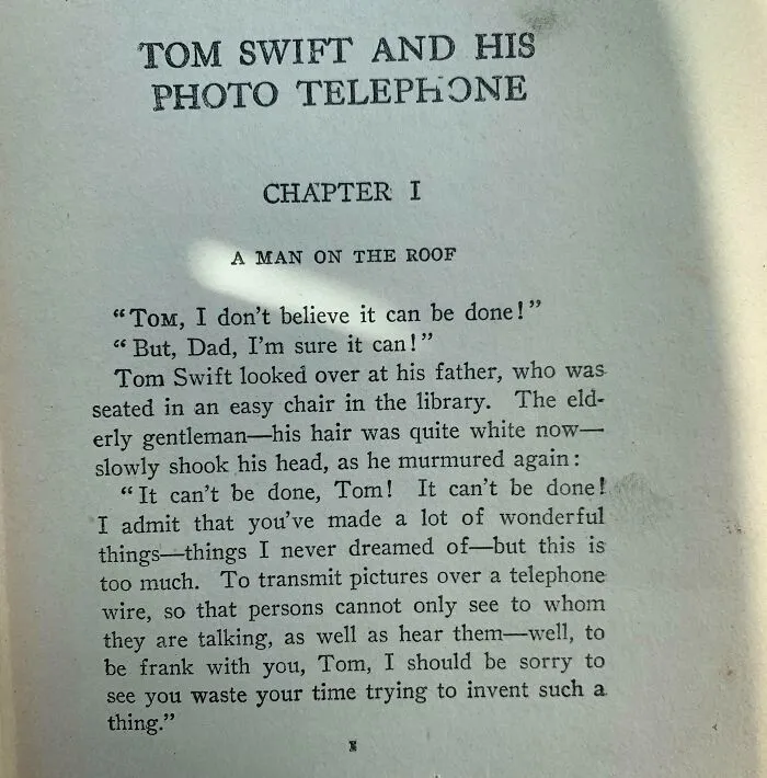 A Book I Found In My Grandpa’s Childhood Collection From 1917 About A “Photo Telephone”