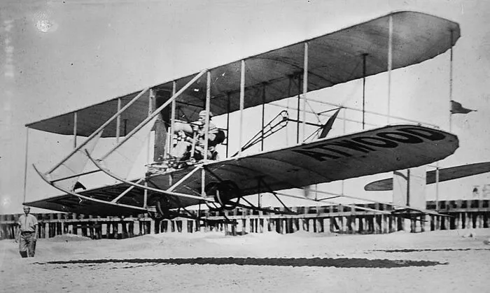 Airplane Of Aviator Harry Nelson Atwood Rising, Between Ca. 1910 And Ca. 1915