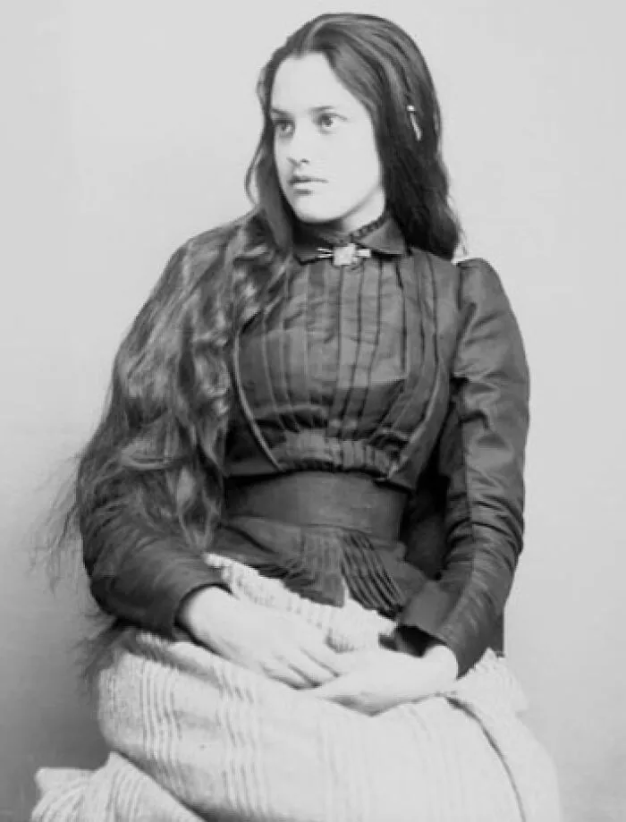 Portrait Of Marcia Paschal, Daughter Lieutenant Colonel George W. Paschal, She Was Half-Cherokee, 1850s-1930s