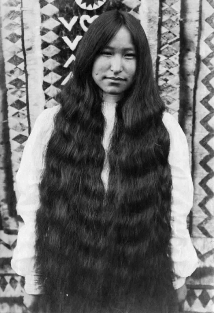 Native American Woman, Cook Inlet, Alaska, Circa 1905