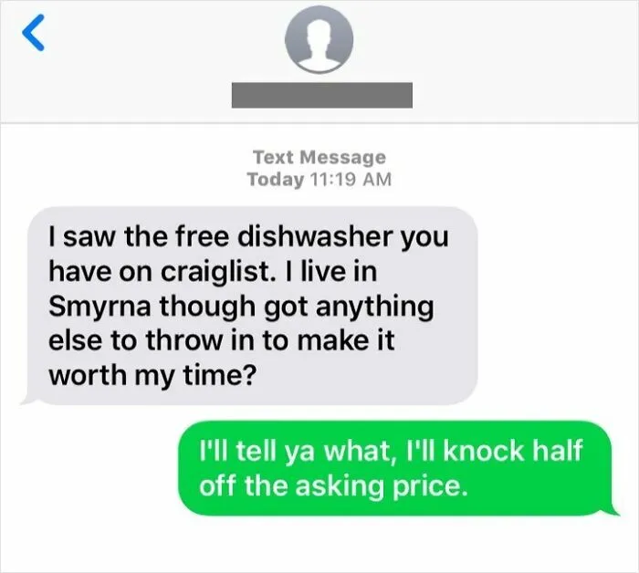 I Was Giving Away A Free Dishwasher On Craigslist And Caught One In The Wild